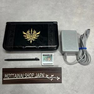 Nintendo 3DS XL LL Monster Hunter 4 Gore Magala Schwarz Konsole Funktioniert Getestet!! - Bild 1 von 20