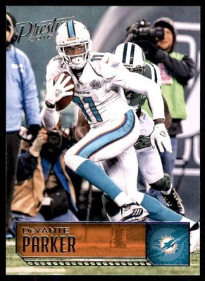 2016 Panini Prestige DeVante Parker Miami Dolphins #107 - Image 1 of 2