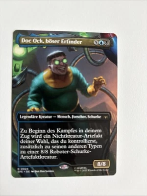 Doc-Ock Böser Erfinder Magic The Gathering R024 Full Art SPE Rare  - Bild 1 von 3