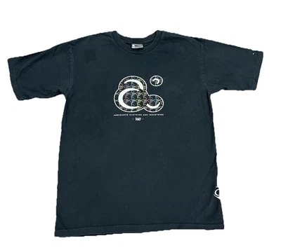 Vintage Y2K Ambiguous Skate Medium T-shirt Black Short Sleeve BMX Punk Emo Goth - Image 1 of 4