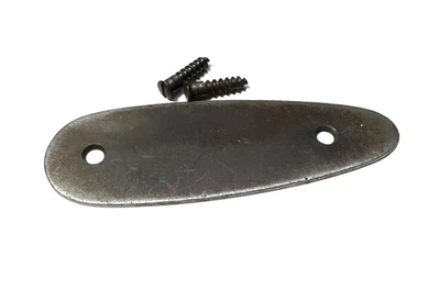 SPRINGFIELD STEVENS 84C .22  Buttplate & screws steel old model - Image 1 of 2