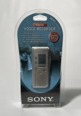 NEW Sony IC Recorder - Portable Dictating Machine ICD-B17 NOS - Image 1 of 4