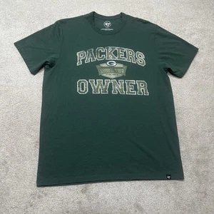 NWOT Green Bay Packers Shareholder T Shirt Mens Large Green '47 - Picture 1 of 8