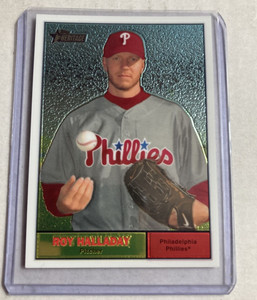 2010 Topps Heritage #C76- ROY HALLADAY Chrome Parallel SP #'d/1961