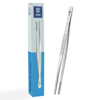 SMI - Küchenpinzette Grillpinzette Kochpinzette Servierpinzette Edelstahl 26 cm  - Bild 1 von 4