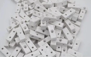 WHITE MODESTY MOD BLOCK KITCHEN CABINET CUPBOARD CONNECTOR BLOCKS X 100 - WHITE - Picture 1 of 5
