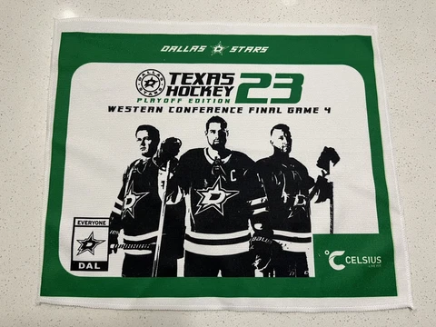 Dallas Stars 2023 NHL Playoffs Western Conference Finals Game 4 Rally Towel New Cover