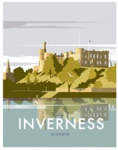 Inverness Scotland by Dave Thompson fridge magnet (se) - Foto 1 di 1