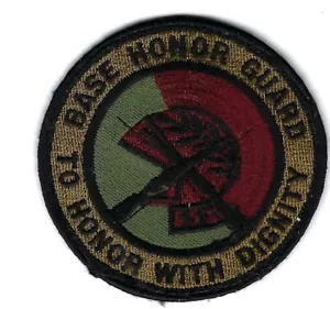PARCHE BASE USAF GUARDIA DE HONOR PARA HONRAR CON DIGNIDAD JT-19 - Imagen 1 de 1