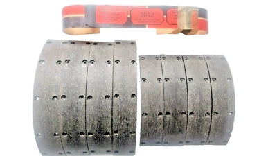 1941 1942 1946 1947 Hudson Juego de forro de freno delantero y trasero #2012, 10" D x 1-3/4" W Foto 1 de 4