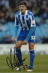 FOTO DE MIGUEL LLERA FIRMADA A MANO DEL MIÉRCOLES SHEFFIELD 1X4. - Imagen 1 de 1