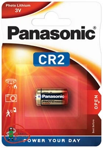 2 x Panasonic Lithium Power CR2 Battery Photo CR-2L KCR2 CR17355 DL CR2 Blister - Picture 1 of 1