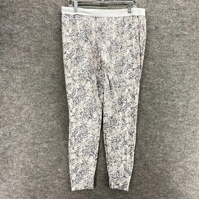 Danskin Leggings Women XL White Animal Print Pull On High Rise Elastic Waist - Image 1 of 4