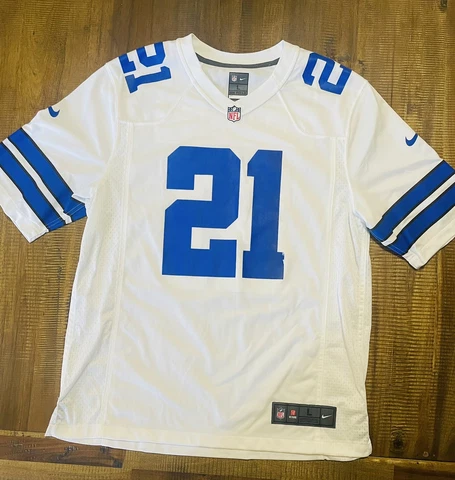 Nike Dallas Cowboys Elliott Limited Stitched Men Jersey Size L  (Minor Flaw) Cover