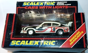 SCALEXTRIC FORD CAPRI C311 #8 Texaco Firestone White Never used as new - Bild 1 von 5