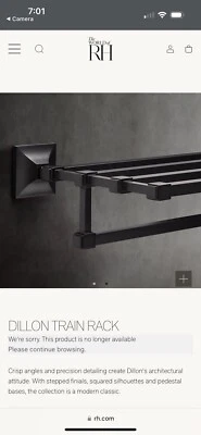 Restauración Hardware Callton Dillon Tren Toallero Barra Estante Níquel Pulido Foto 1 de 4