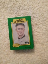 M17d3 BASEBALL trade card score all time greats ty cobb 