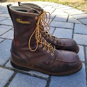 Thorogood 804-3898 8" Leather WP Steel Safety Toe Work Boots Men's Size 12 D - Picture 1 of 10
