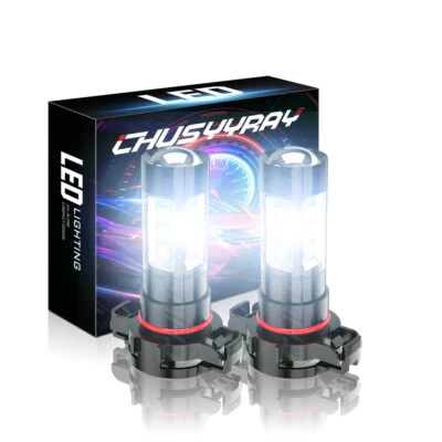 Par de lâmpadas de neblina LED 6000K brancas 5202/H16 para Jeep Patriot 2010-2016 2017 - Imagem 1 de 4