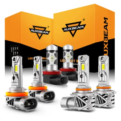 For Toyota Prius 2010-2015 AUXBEAM LED Headlights High Low Beam Fog Light 6500K - Image 1 of 4