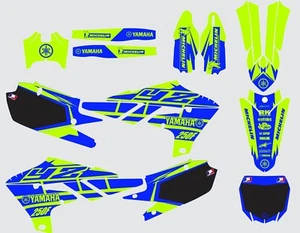 Vibrant green blue YAMAHA GRAPHICS  YZ 250f YZ250f 2019 2020 - Bild 1 von 1