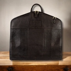 Lederanzugträger, Reiseanzugtasche, robuster Kleidersack, personalisiert Männer Geschenk - Bild 1 von 5