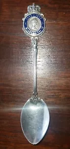 Cuchara recuerdo jubileo Isabel II de plata esterlina vintage 12 g - Imagen 1 de 3