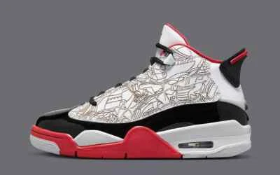 Nike Air Jordan Dub Zero Verdadeiro Vermelho Branco Preto Chicago Bred 311046-160 tamanho 9.5 Masculino - Imagem 1 de 4