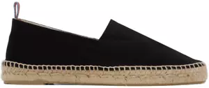 mens castaner pablo black suede espadrilles size 42 - Picture 1 of 10