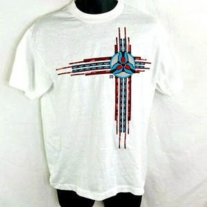 VINTAGE 1989 Native American Indian Dream Catcher T Shirt JFS Art Design Size LG - Bild 1 von 5
