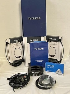 TV Ears Digital Wireless Headset System & Ears Replacement Foam Ear Tips - Picture 1 of 4