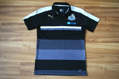 NEWCASTLE UNITED FC ENGLAND FOOTBALL SHIRT SOCCER JERSEY POLO TOP PUMA SIZE M Cover