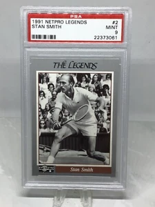 1991 Netpro Legends #2 Stan Smith PSA 9 (Top Pop, Pop 2) - Bild 1 von 2