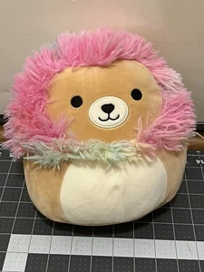 Squishmallow 12" Inch Leonard The Rainbow Lion Fluff Plush Children's Toy Animal - Picture 1 of 4