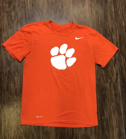 Clemson Tigers Nike Men's Dri-Fit Short Sleeve T-Shirt Adult Medium NCAA Orange Cover