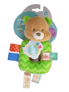 Bright Starts® KIDS II® Baby Rassel mit Taggies® Bär Babyrassel Neugeborene - Bild 1 von 1
