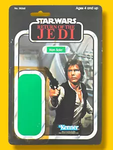 Star Wars Vintage Kenner HAN SOLO CARDBACK ALL Original 65BK ROTJ 1983 RARE - Picture 1 of 19