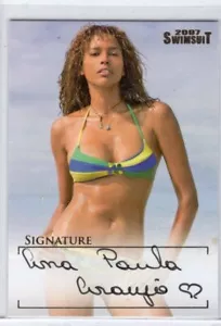 ANA PAULA ARAUJO 2007 SPORTS ILLUSTRATED SI SWIMSUIT Autograph AUTO CARD - Picture 1 of 2