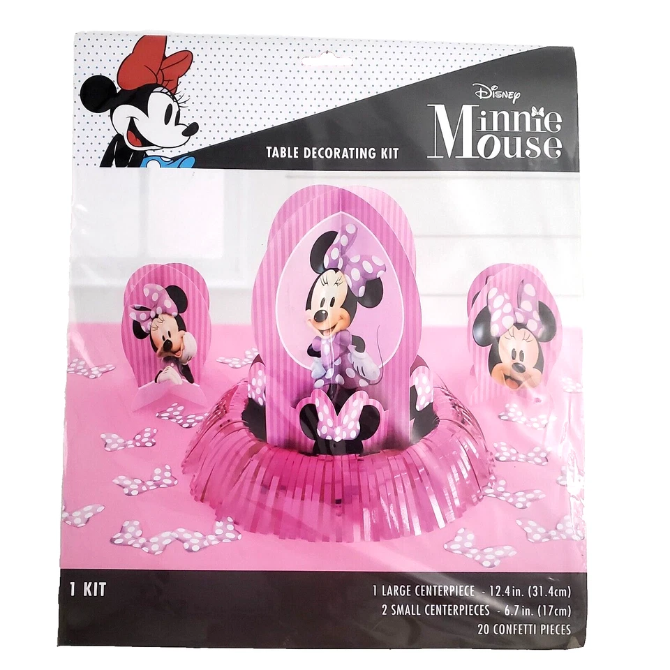 Disney Minnie Mouse Table Decorating Kit Party Baby Shower #79620