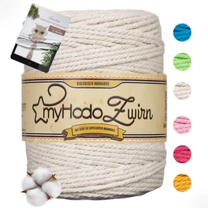 Premium Makramee Garn 3mm OEKO-TEX Baumwolle, Plastikfrei verpackt, Macrame Yarn - Bild 1 von 17