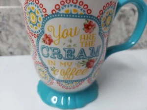 Crema con estampado floral Pioneer Woman "Tu crema para mi café"  - Imagen 1 de 4