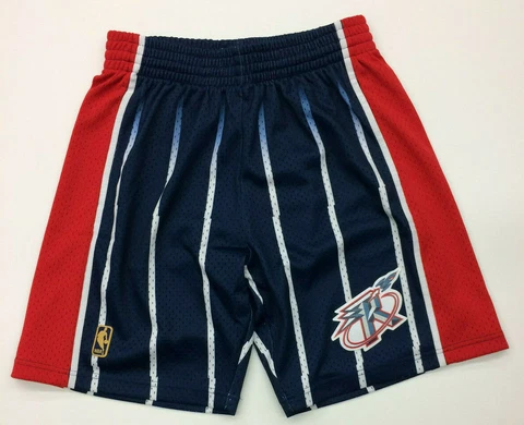 Houston Rockets Mitchell & Ness NBA Authentic Swingman Men's Mesh Shorts Retro Cover