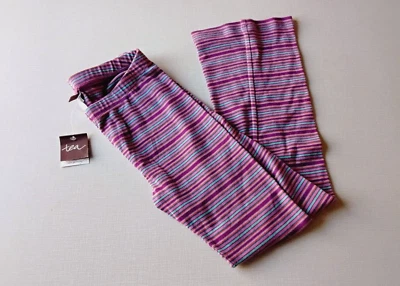 NUEVO CON ETIQUETAS Leggings a Rayas para Niñas Colección Tea Talla 10 Multicolor 100% Algodón Foto 1 de 4