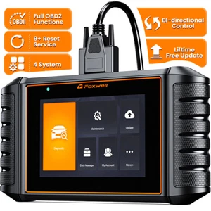 FOXWELL NT716 Car OBD2 Scanner Diagnostic Scan Tool Check Engine ABS SRS AT Oil - Picture 1 of 11