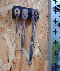 Wall Mount Ratchet Holder Tool Shed Garage DIY Wrench Socket Workshop Mechanic - Picture 1 of 10