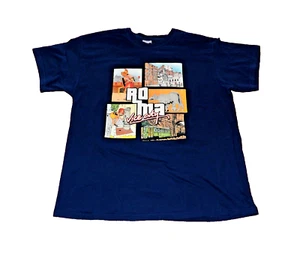 Screen Stars dunkelblaues Herren-T-Shirt Roma Vice City Grafikdruck UK Medium - Bild 1 von 5