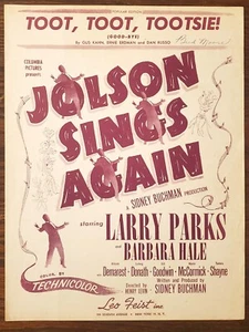 TOOT, TOOT, TOOTSIE! - da Jolson Sings Again - Spartiti 1949 - Foto 1 di 7