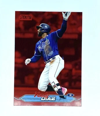 2024 Topps Stadium Club Red Parallel 296 Yandy Diaz, Tampa Bay Rays - Image 1 of 2
