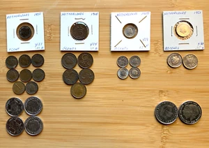 Lot of 29 Netherlands/Dutch coins - 1948-1980 - no silver - Picture 1 of 1