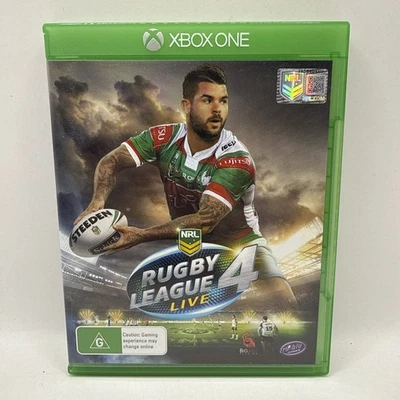 Rugby League Live 4 Xbox One Game - Complete With Manual - As New - Image 1 of 4